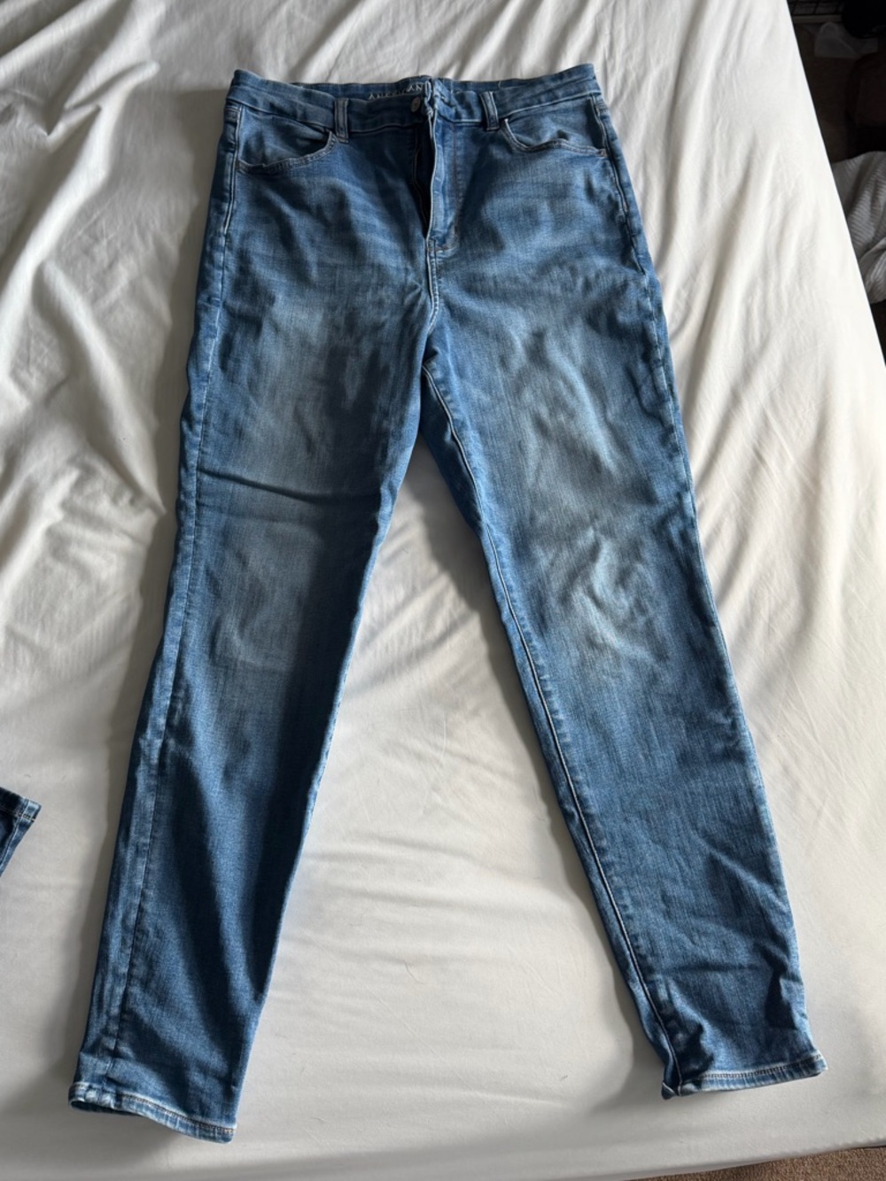 American Eagle Outfitters Light Blue Curvy Skinny Jeans